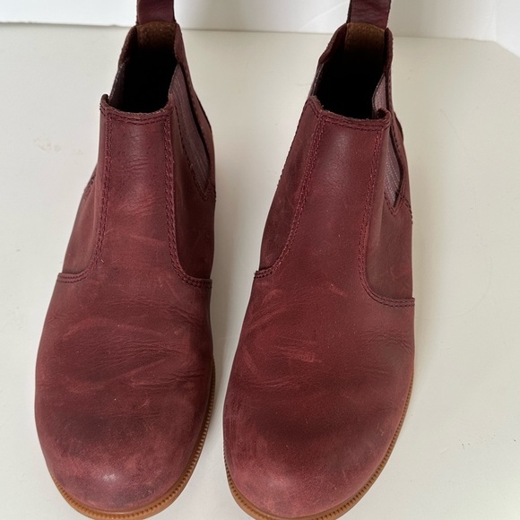 Kodiak Distressed Red Leather Round Toe Comfortable Chelsea Boots Sz 7.5M - Picture 4 of 8